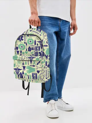 Рюкзак джинсовый / Медицина | Паттерн