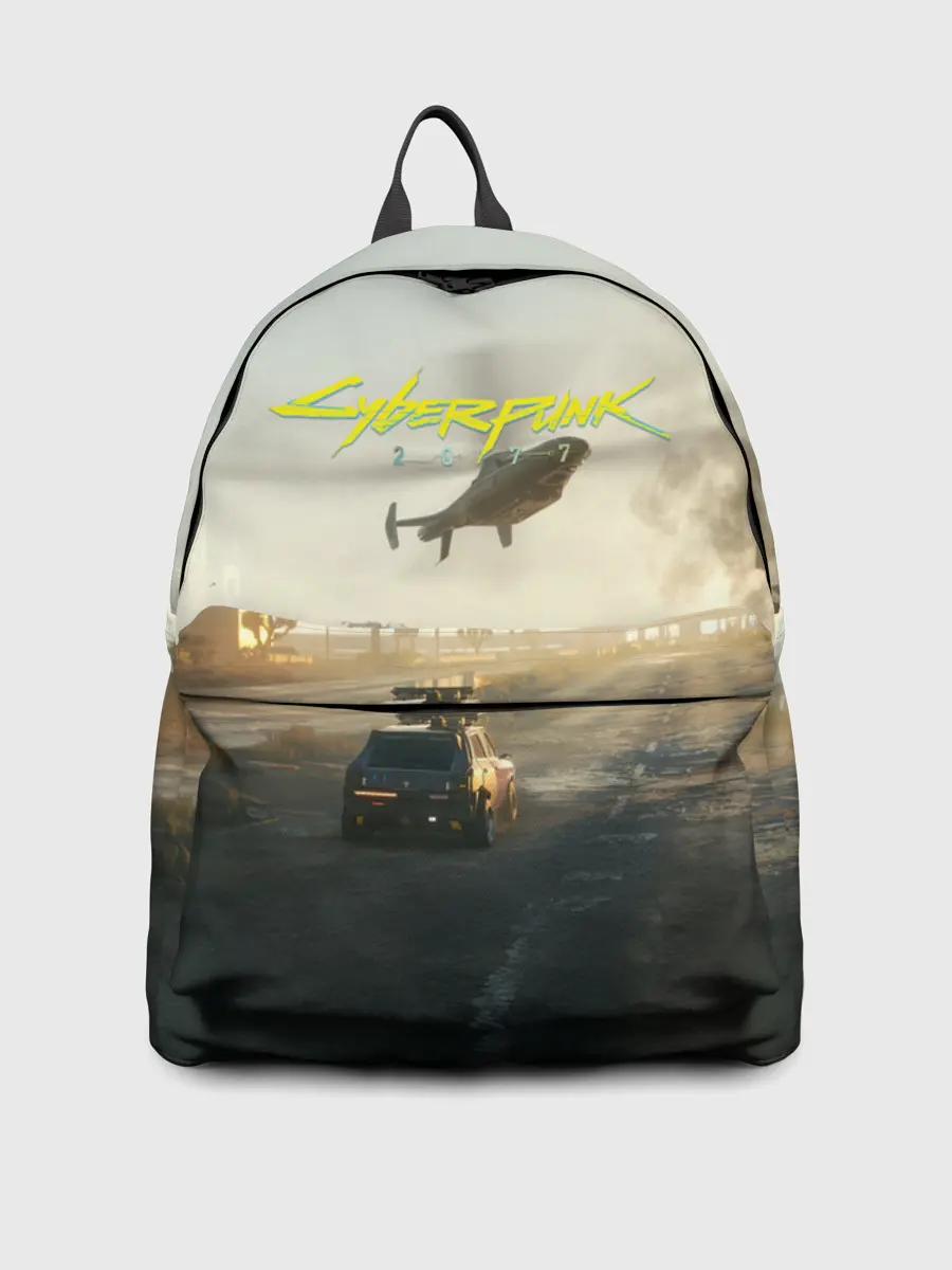 Рюкзак джинсовый / CYBERPUNK 2077 | КИБЕРПАНК