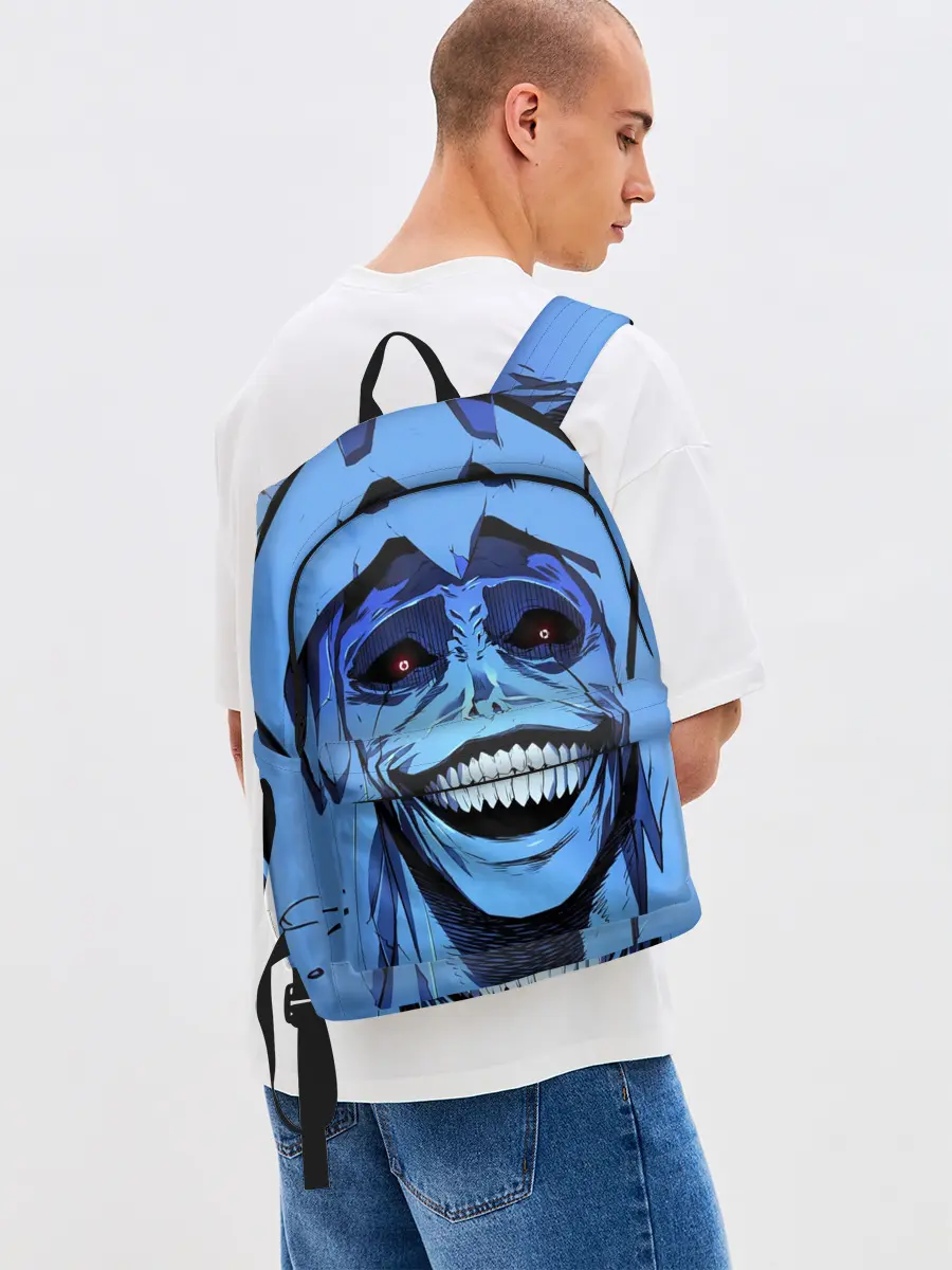 Рюкзак джинсовый / ПОДНЯТИЕ УРОВНЯ В ОДИНОЧКУ