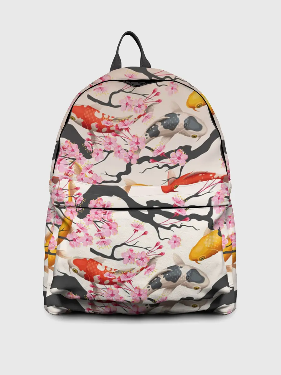 Рюкзак джинсовый / Рыбы