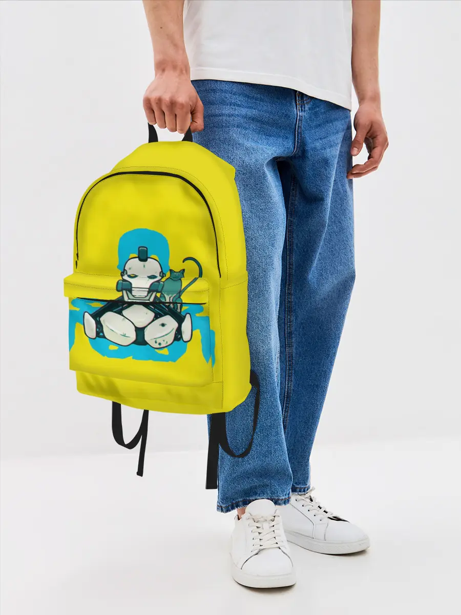 Рюкзак джинсовый / Любовь, смерть и роботы