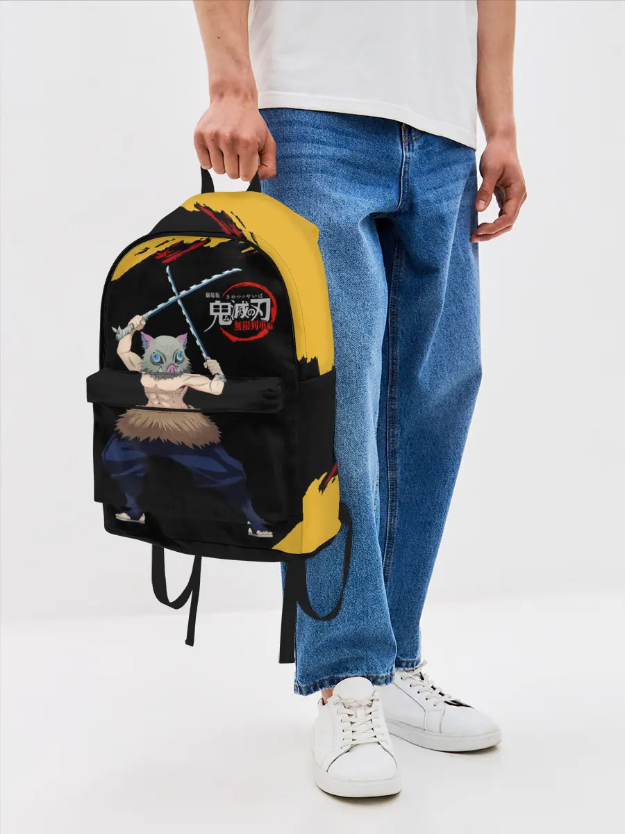 Рюкзак джинсовый / Иноске Хашибира Kimetsu no Yaiba