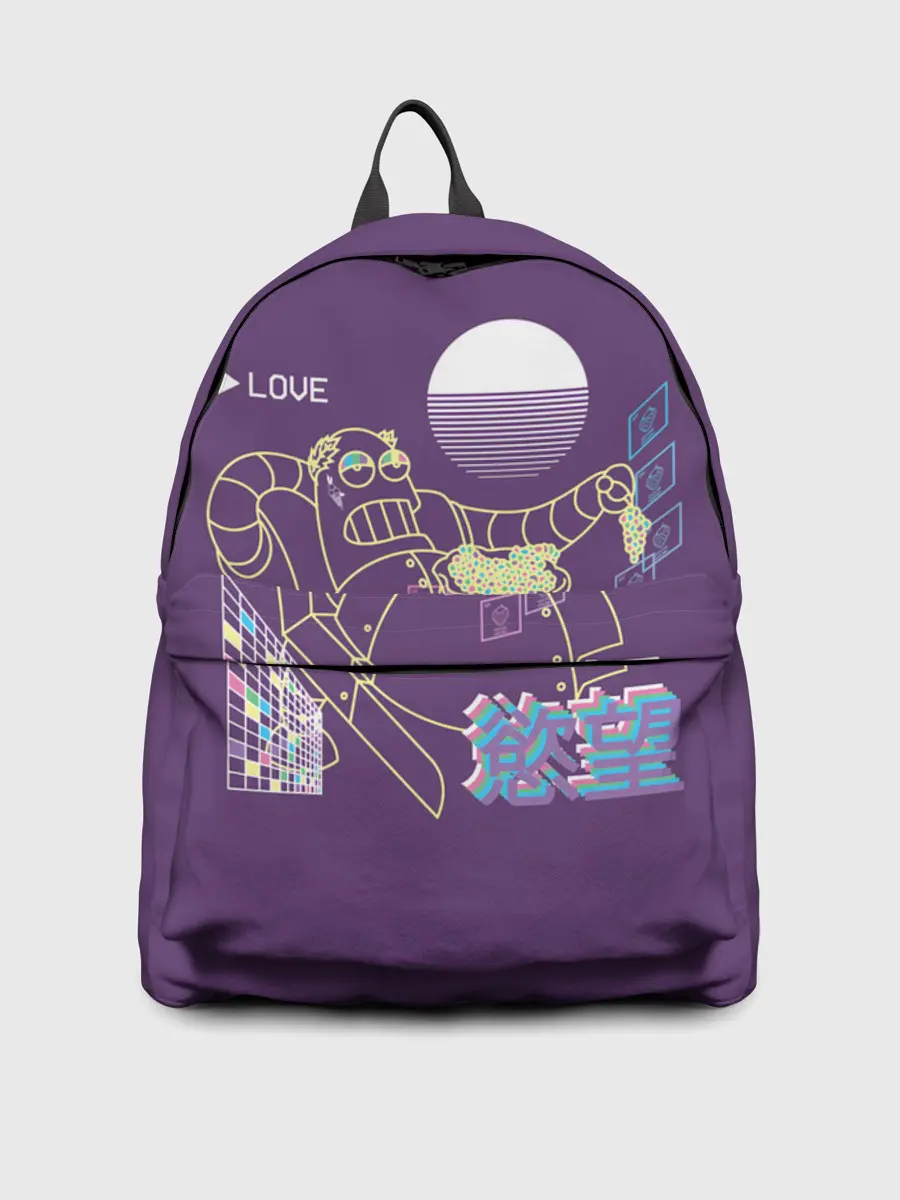 Рюкзак джинсовый / Робот Геодонист