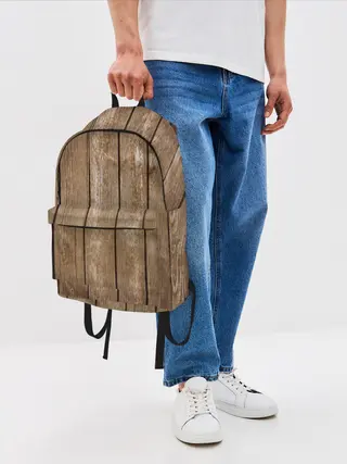 Рюкзак джинсовый / Texture. Wood