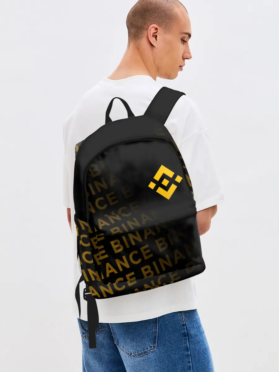 Рюкзак джинсовый / BINANCE / БИНАНС / БАНАН