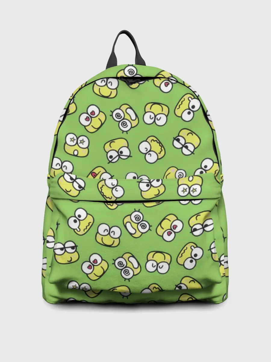 Рюкзак джинсовый / Смайлы Лягушки