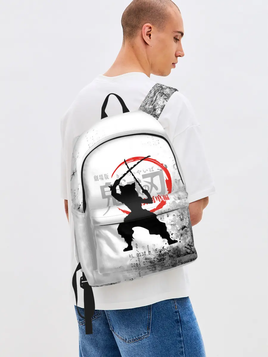 Рюкзак джинсовый / Иноске Хашибира Kimetsu no Yaiba