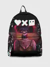 Рюкзак джинсовый / Love, Death and Robots | Lora Glitch