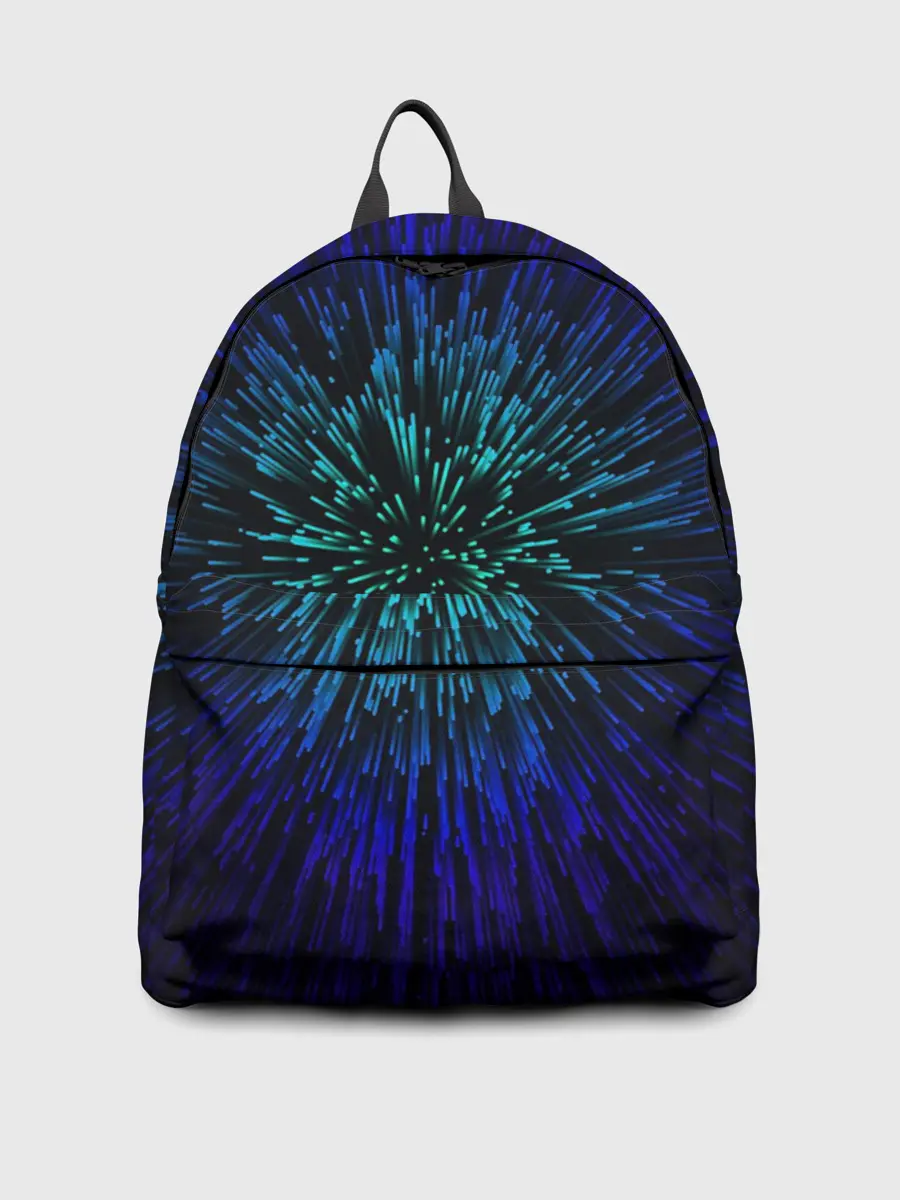 Рюкзак джинсовый / Бесконечность | Абстракция