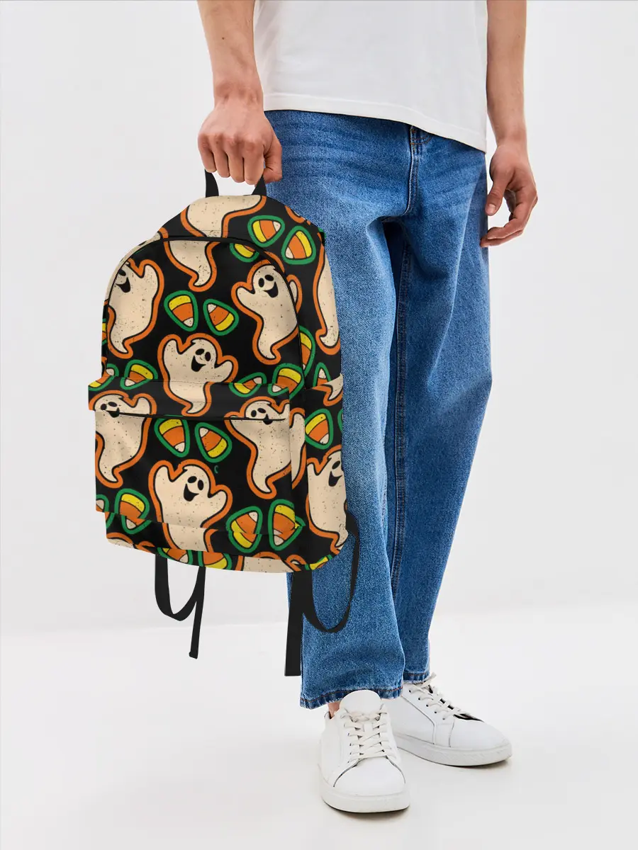 Рюкзак джинсовый / Привидения | Колпаки