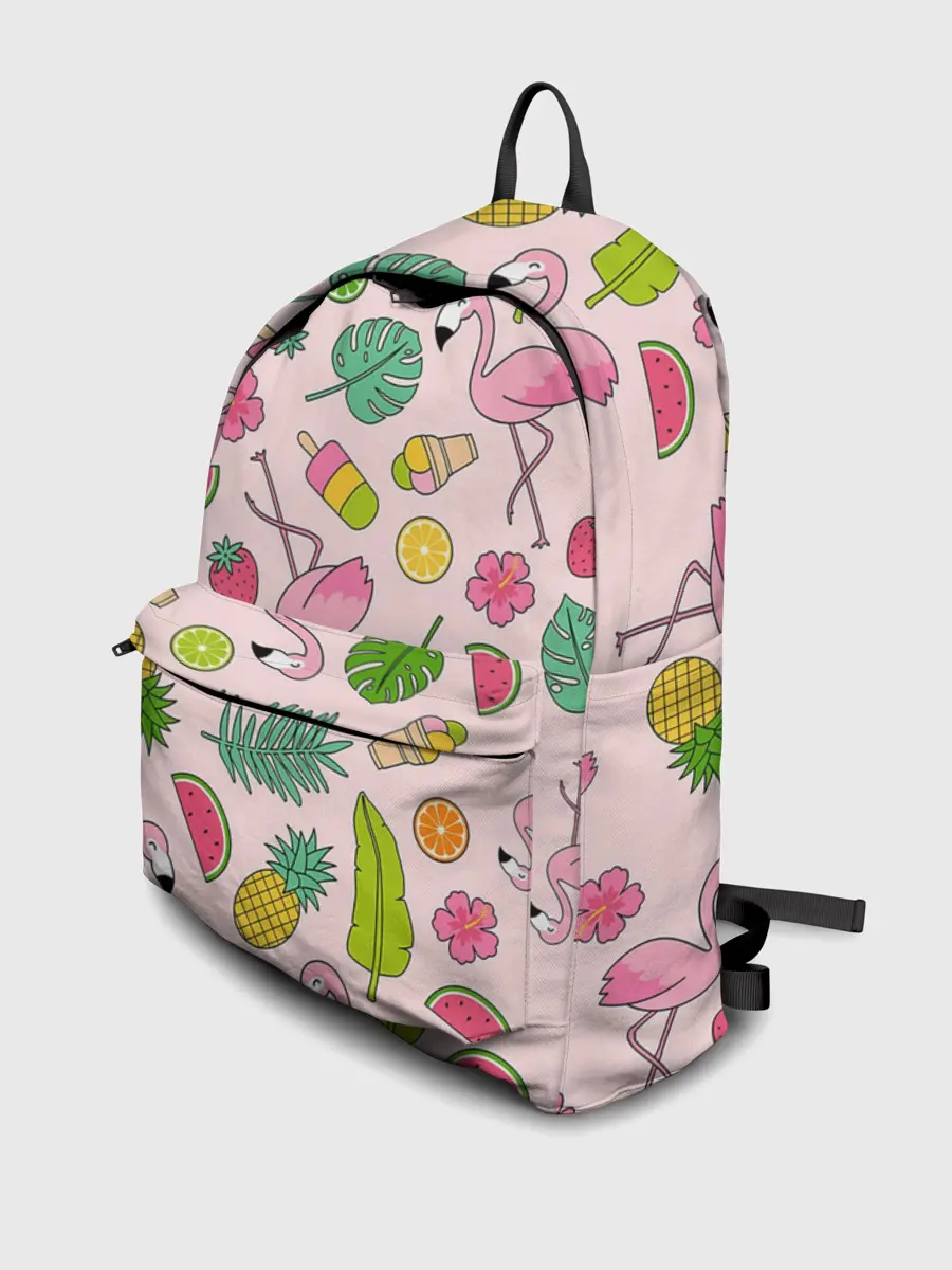 Рюкзак джинсовый / Фламинго | Лето