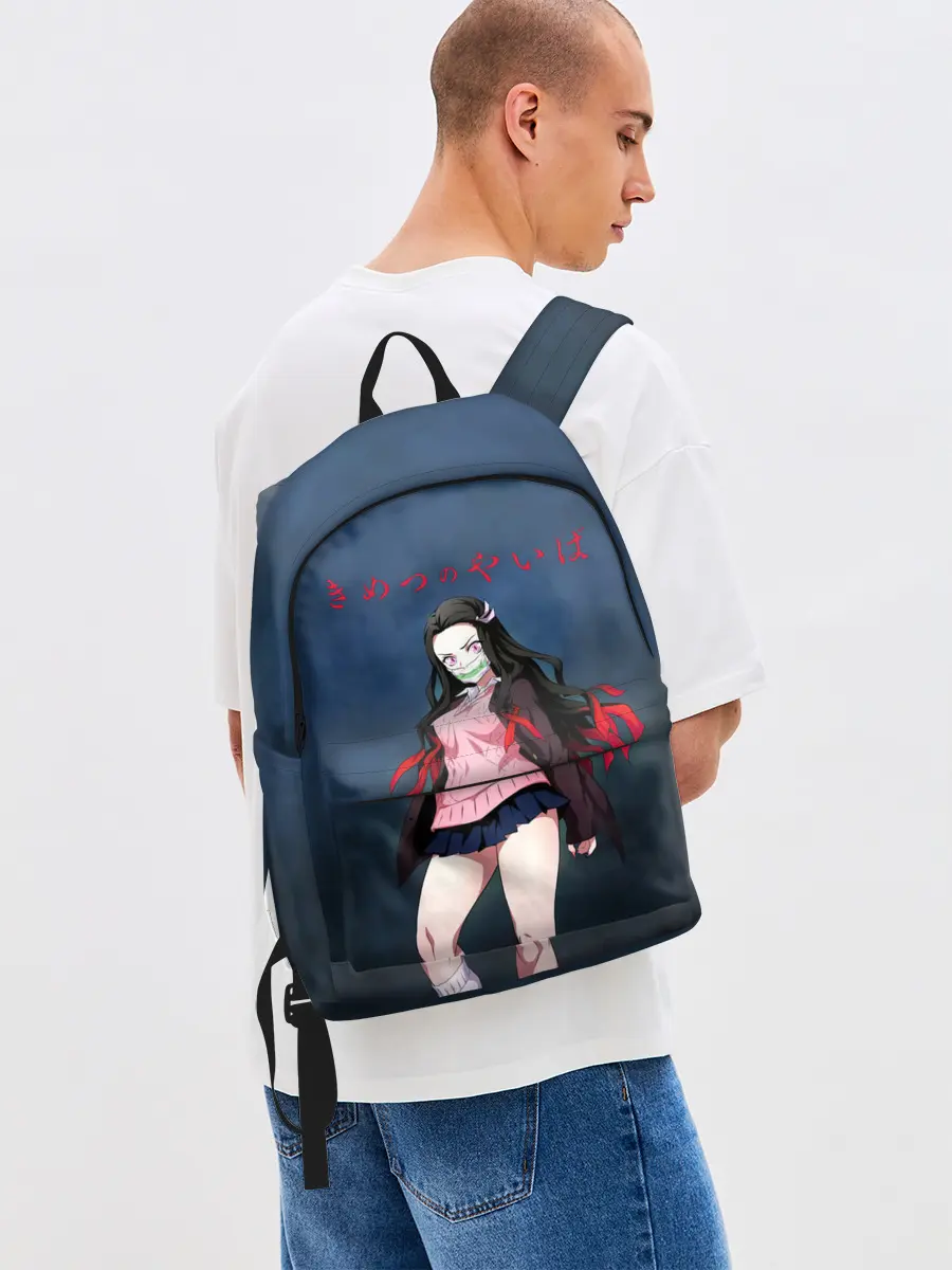 Рюкзак джинсовый / Незуко Камадо Kimetsu no Yaiba