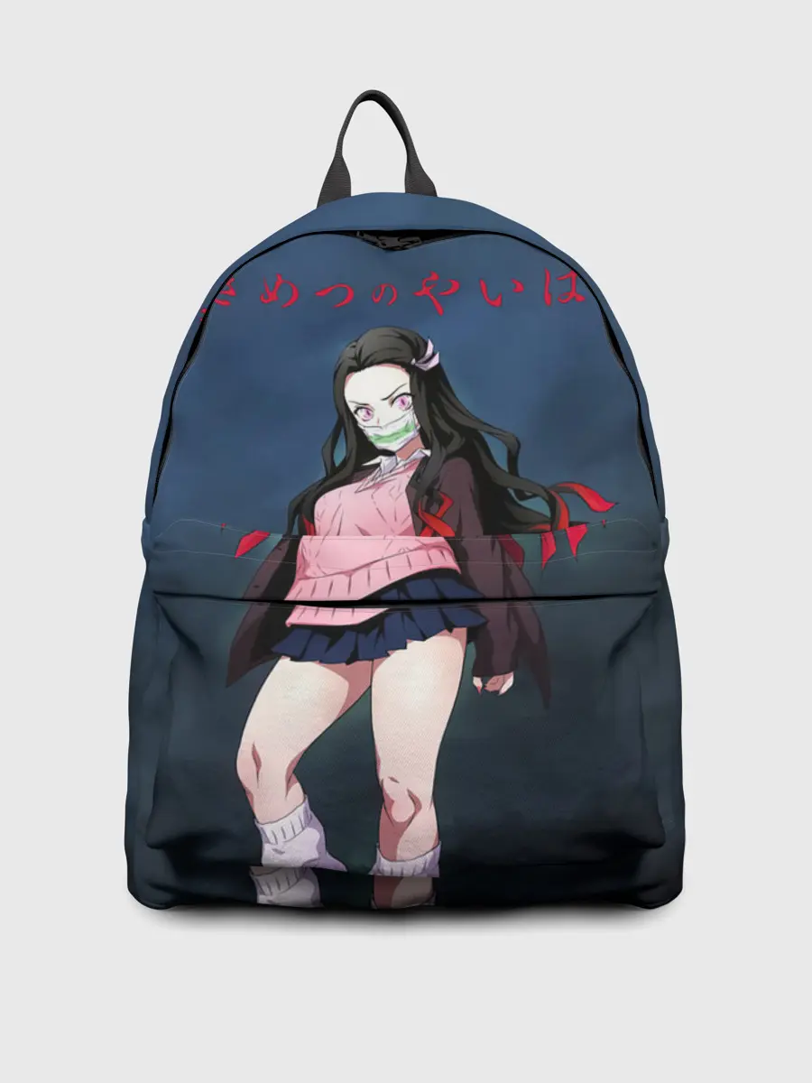 Рюкзак джинсовый / Незуко Камадо Kimetsu no Yaiba