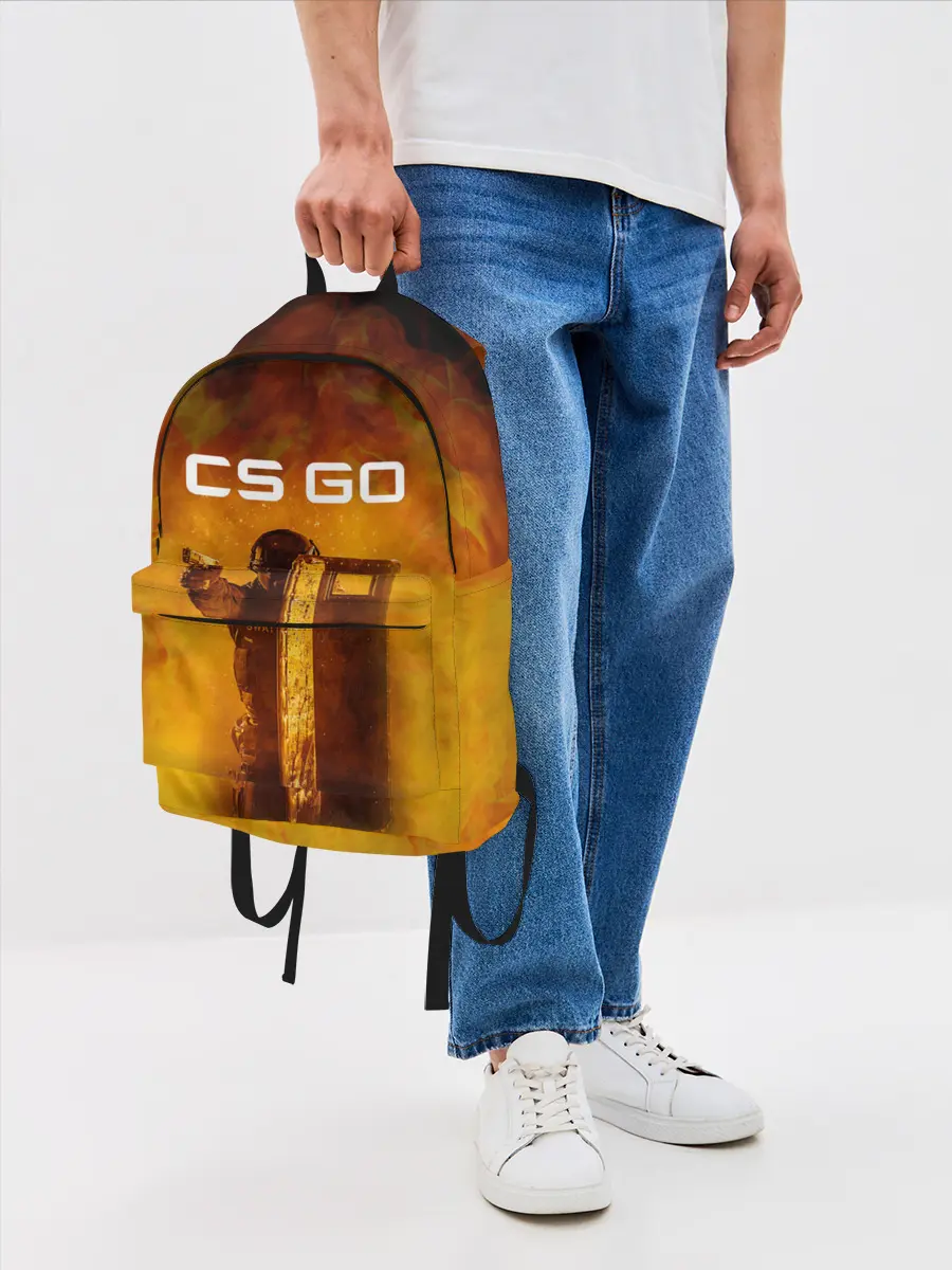 Рюкзак джинсовый / CS GO SWAT | КС ГО