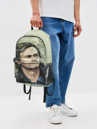 Рюкзак джинсовый / Размышления о футболе Моуринью