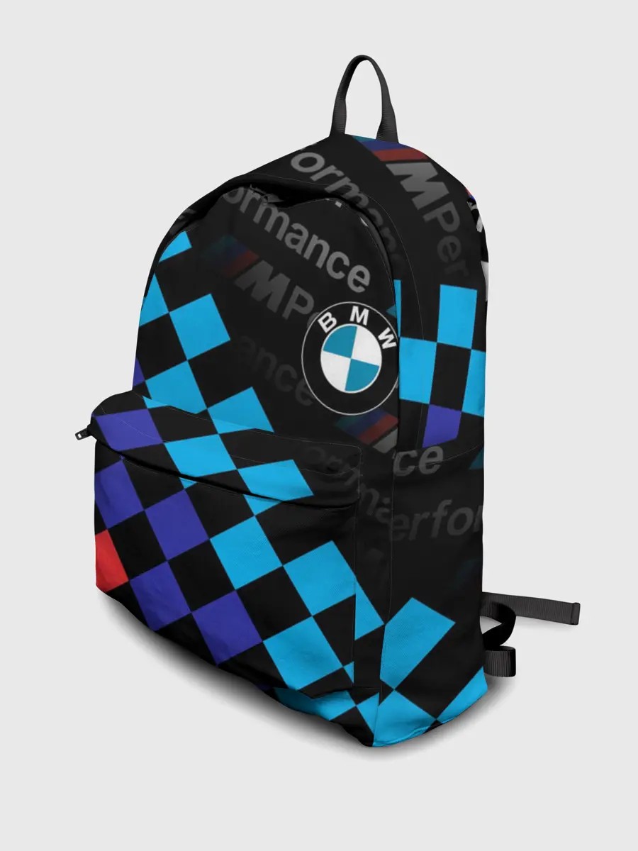 Рюкзак джинсовый / BMW / ФЛАГ/ M PERFORMANCE