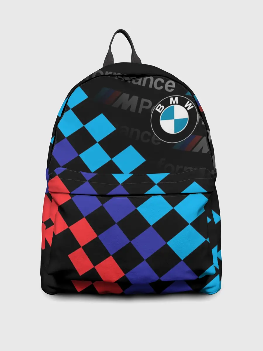 Рюкзак джинсовый / BMW / ФЛАГ/ M PERFORMANCE