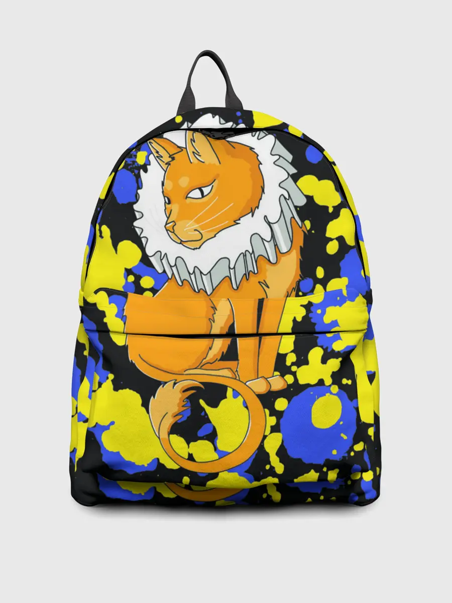 Рюкзак джинсовый / кот аристократ