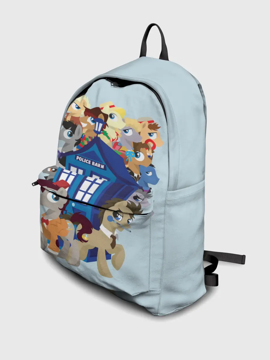 Рюкзак джинсовый / My little pony x Doctor Who