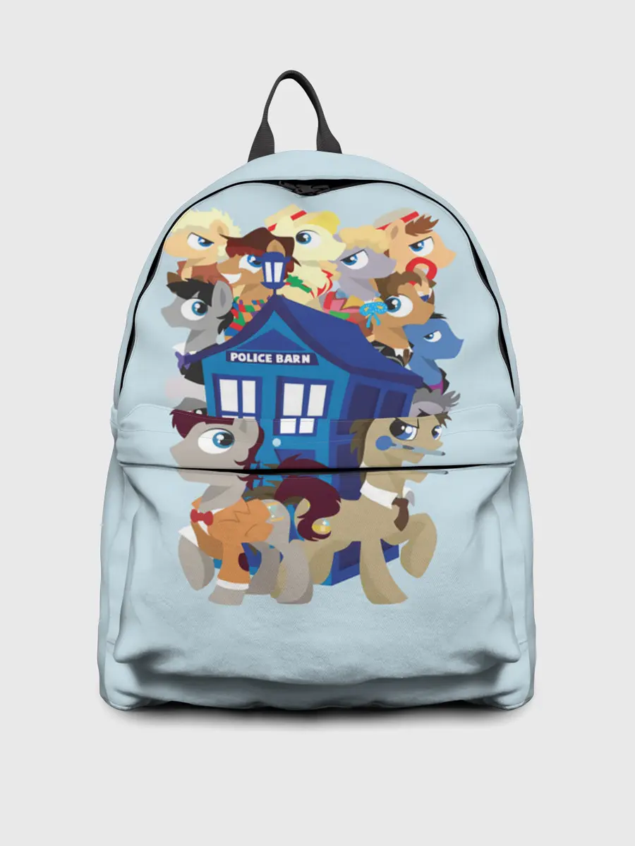 Рюкзак джинсовый / My little pony x Doctor Who