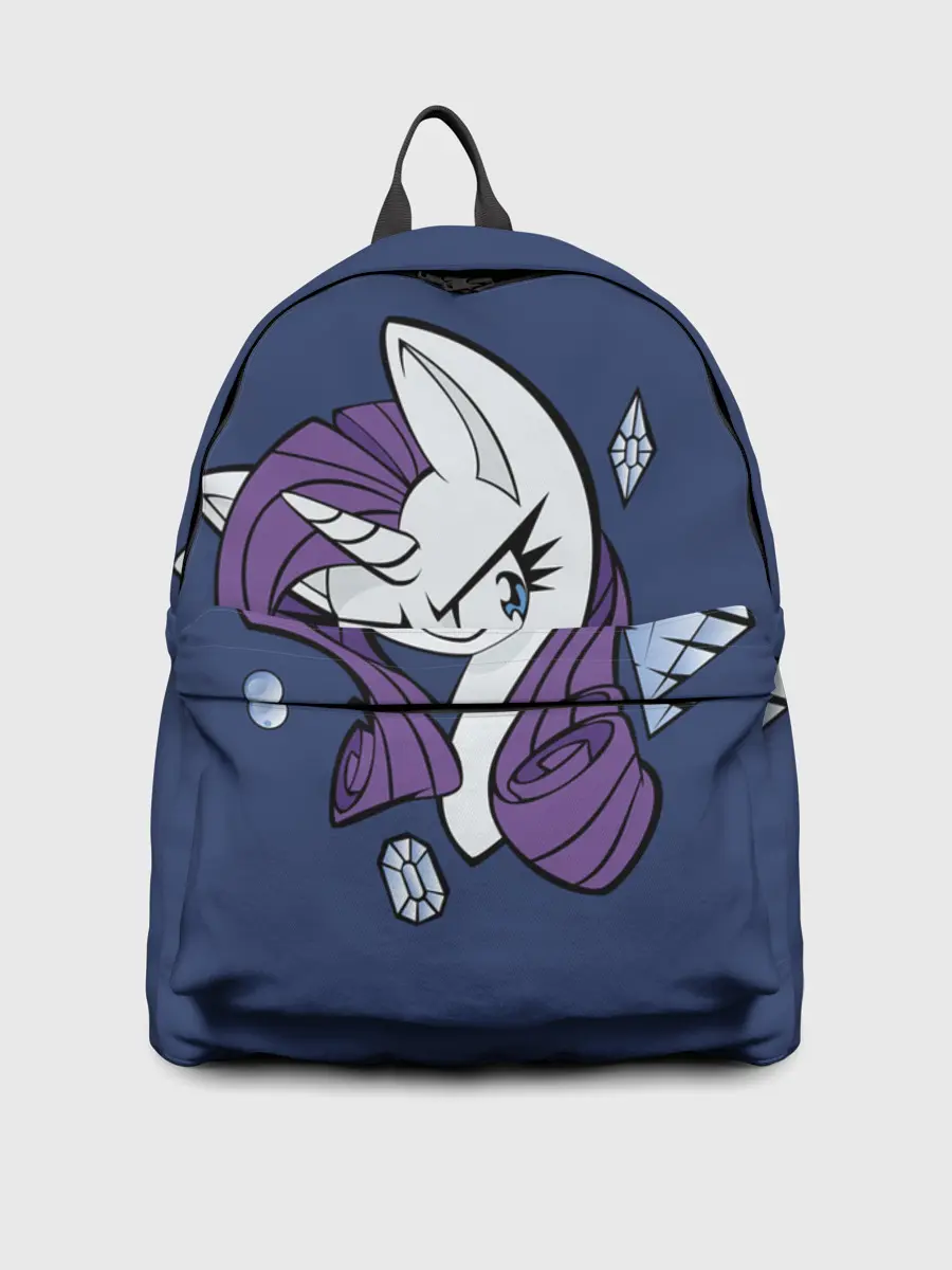 Рюкзак джинсовый / Эплджек в алмазах