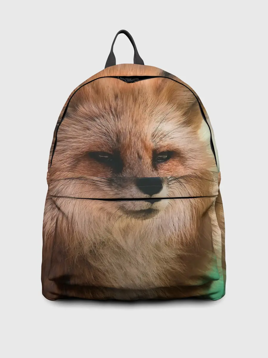 Рюкзак джинсовый / Строгая лисица