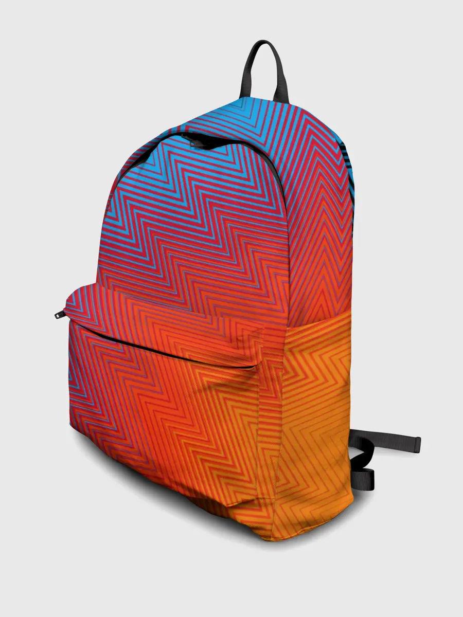 Рюкзак джинсовый / ГРАДИЕНТ АБСТРАКЦИЯ / GRADIENT