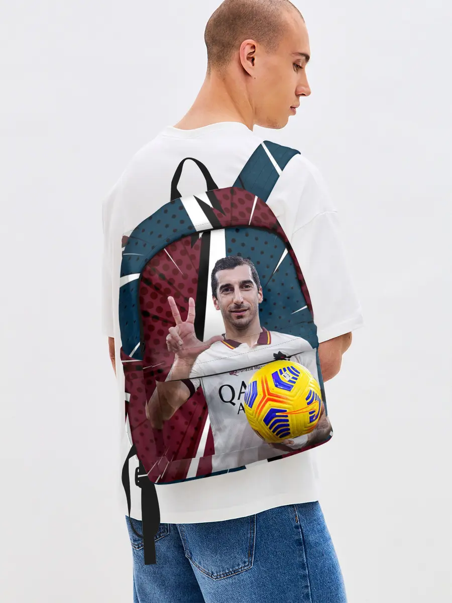 Рюкзак джинсовый / Генрих Мхитарян