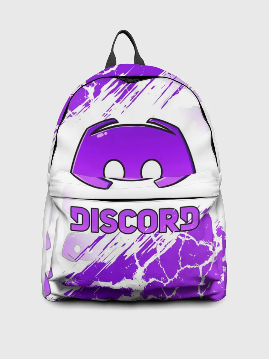 Рюкзак джинсовый / DISCORD / ДИСКОРД / ТРЕЩИНЫ