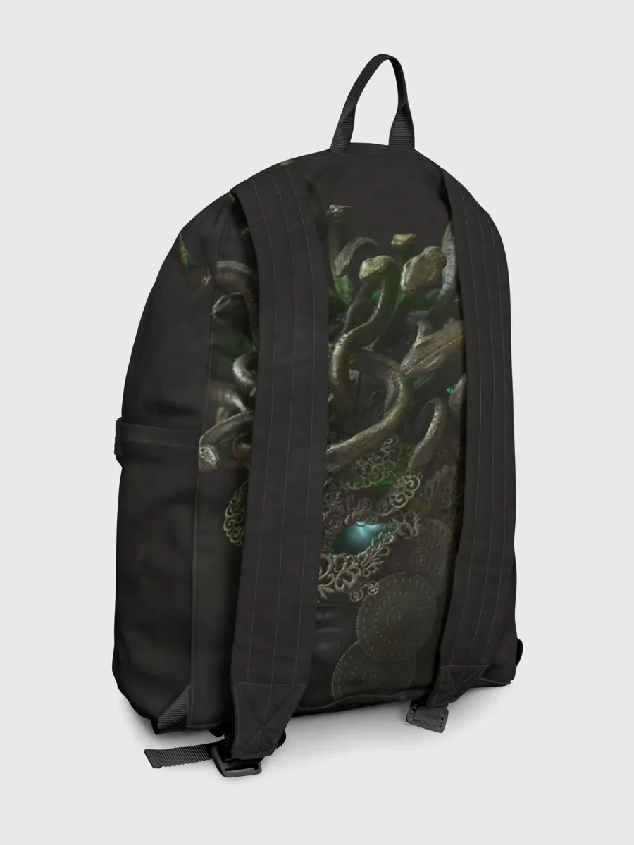 Рюкзак джинсовый / Медуза Горгона | Эвриала