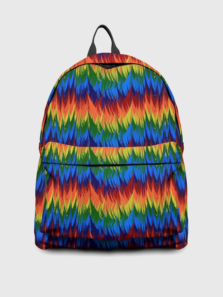 Рюкзак джинсовый / РАДУЖНАЯ КИСЛОТА