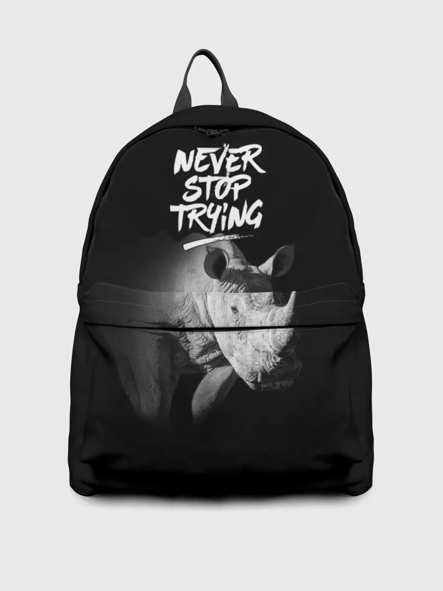 Рюкзак джинсовый / Nnever stop trying