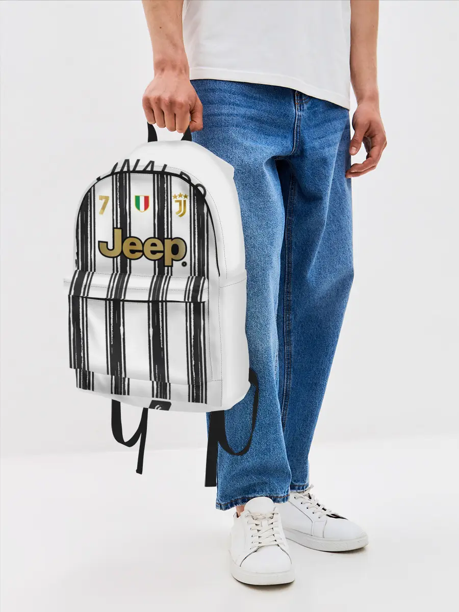 Рюкзак джинсовый / Футбольная форма Роналдо 20/21