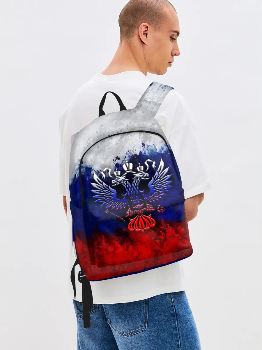 Рюкзак джинсовый / Россия | Russia | Герб