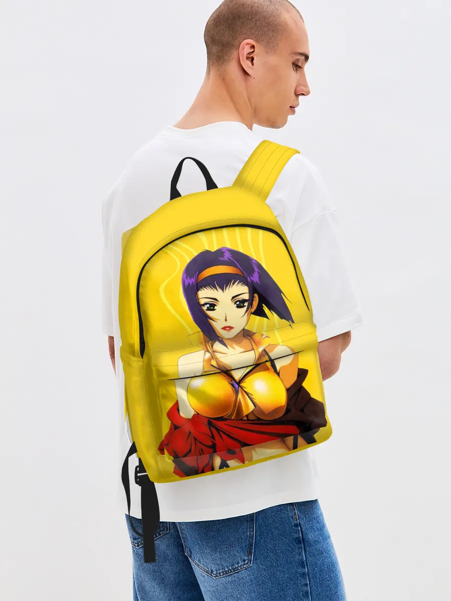 Рюкзак джинсовый / Cowboy Bebop. Фэй Валентайн