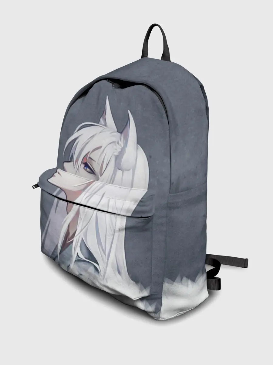 Рюкзак джинсовый / Демон-лис Томоэ