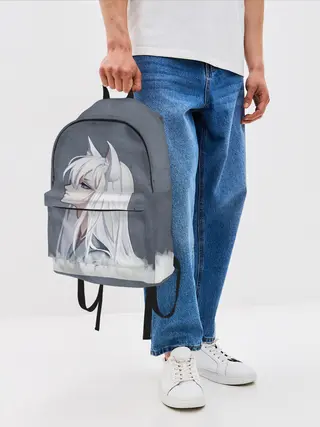 Рюкзак джинсовый / Демон-лис Томоэ