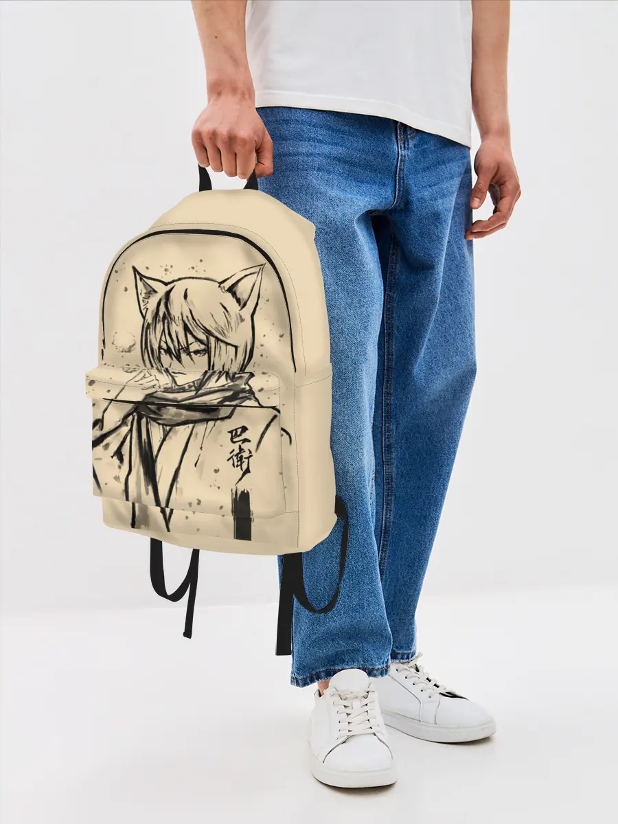 Рюкзак джинсовый / Kitsune Tomoe