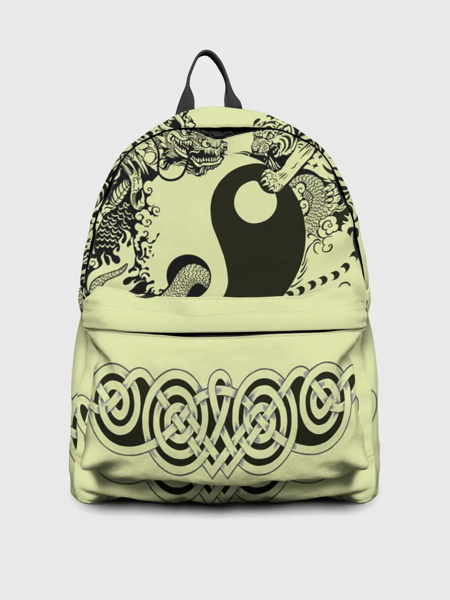 Рюкзак джинсовый / кельтский узор