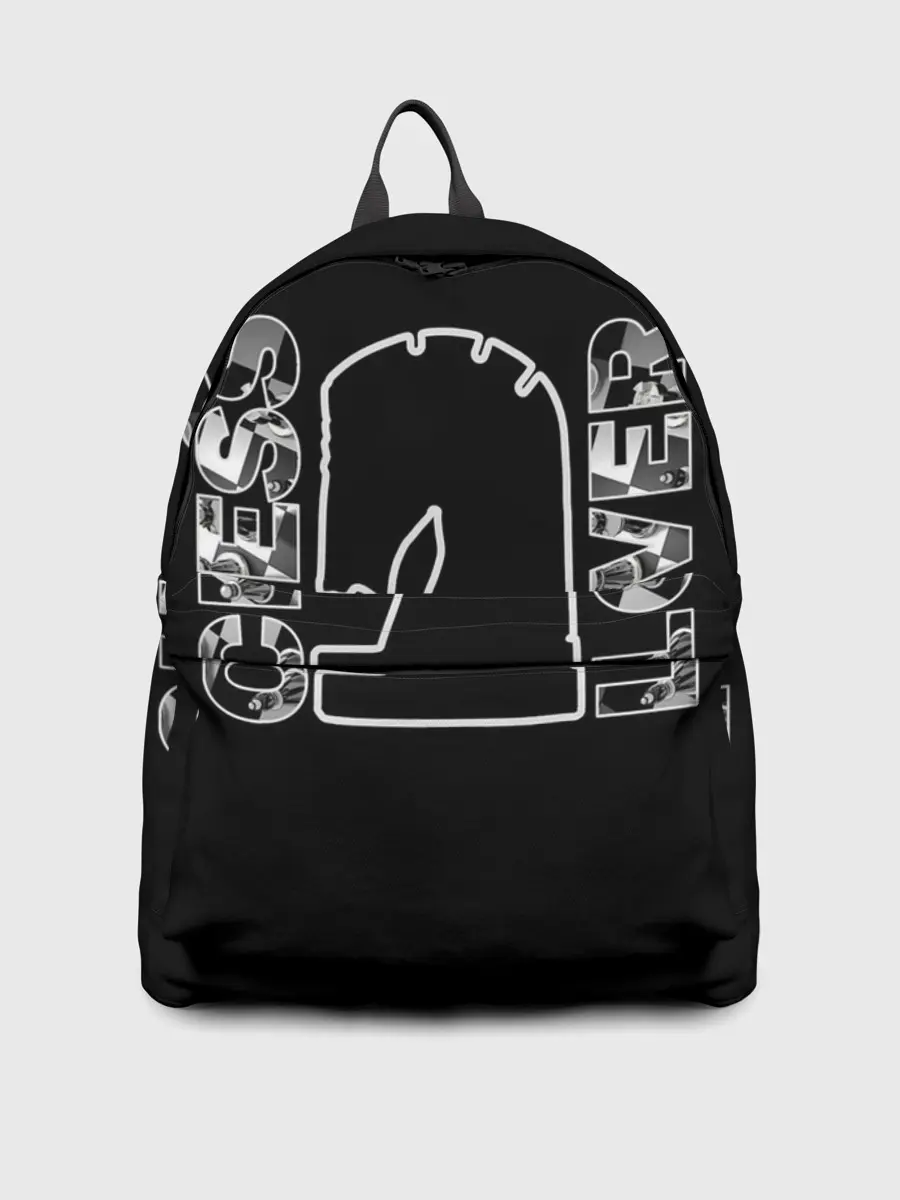 Рюкзак джинсовый / Chess Lover | Конь | Шахматы