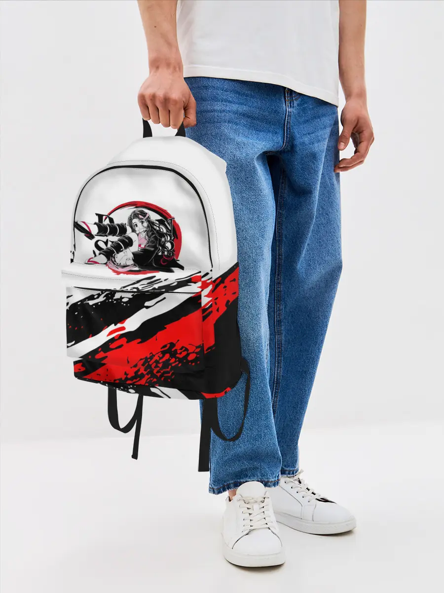 Рюкзак джинсовый / Незуко Камадо | Клинок, рассекающий демонов