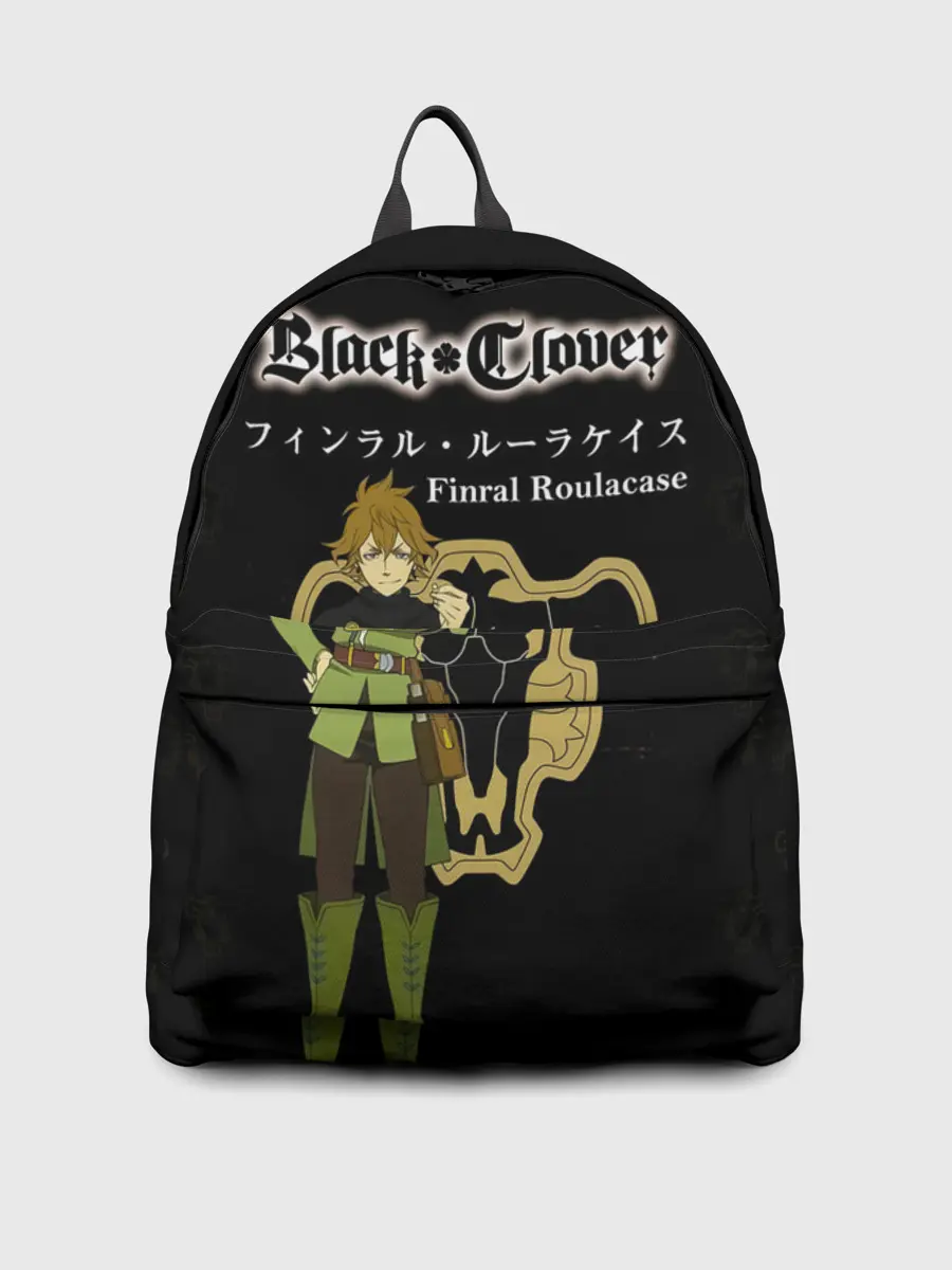 Рюкзак джинсовый / Финрал Рулакейс | Чёрный Клевер