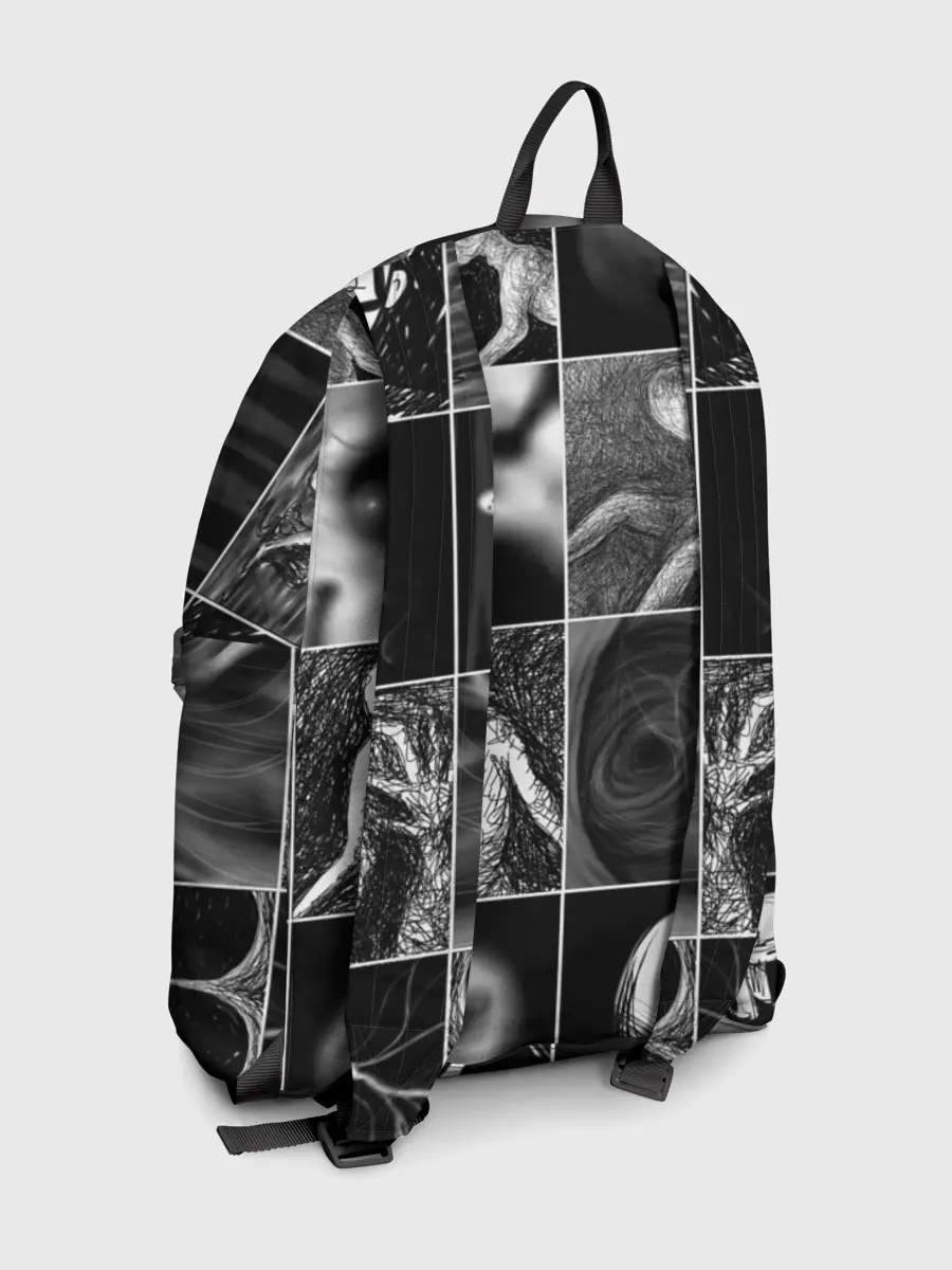 Рюкзак джинсовый / Мрачные скетчи. Плитка