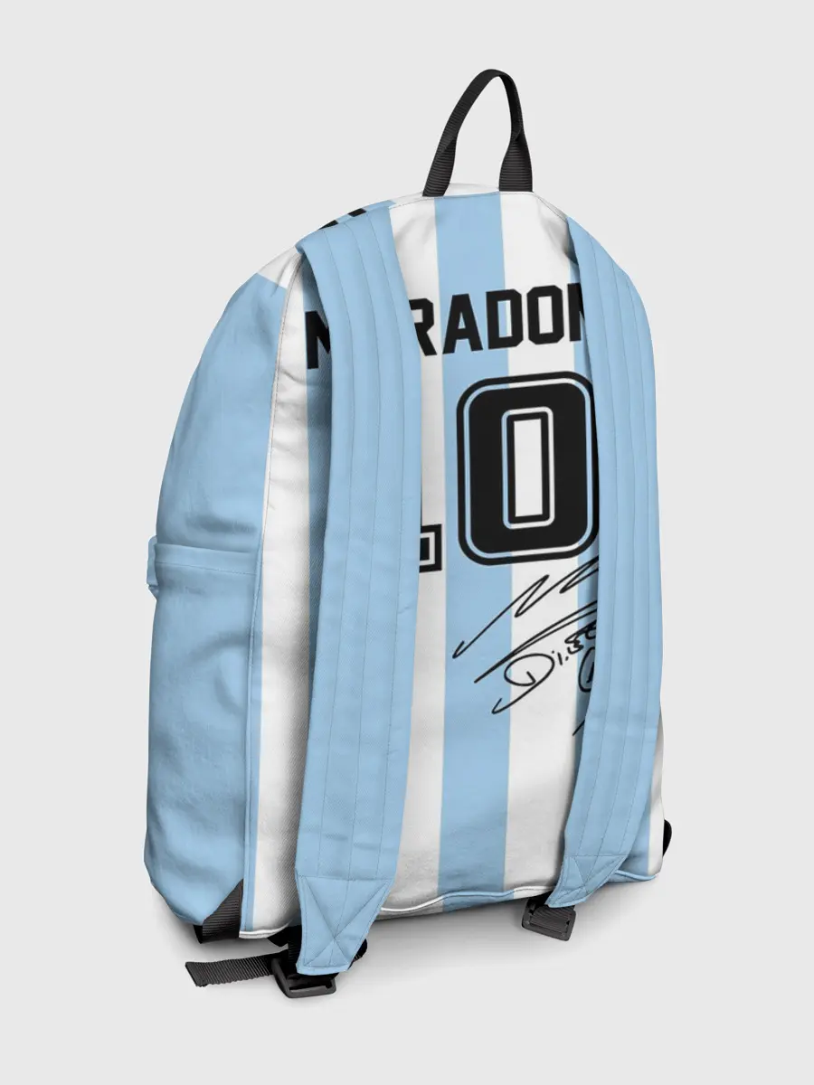 Рюкзак джинсовый / Форма Марадоны с автографом