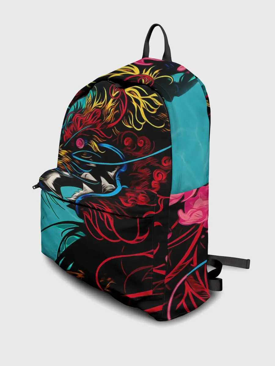 Рюкзак джинсовый / Дракон | Dragon