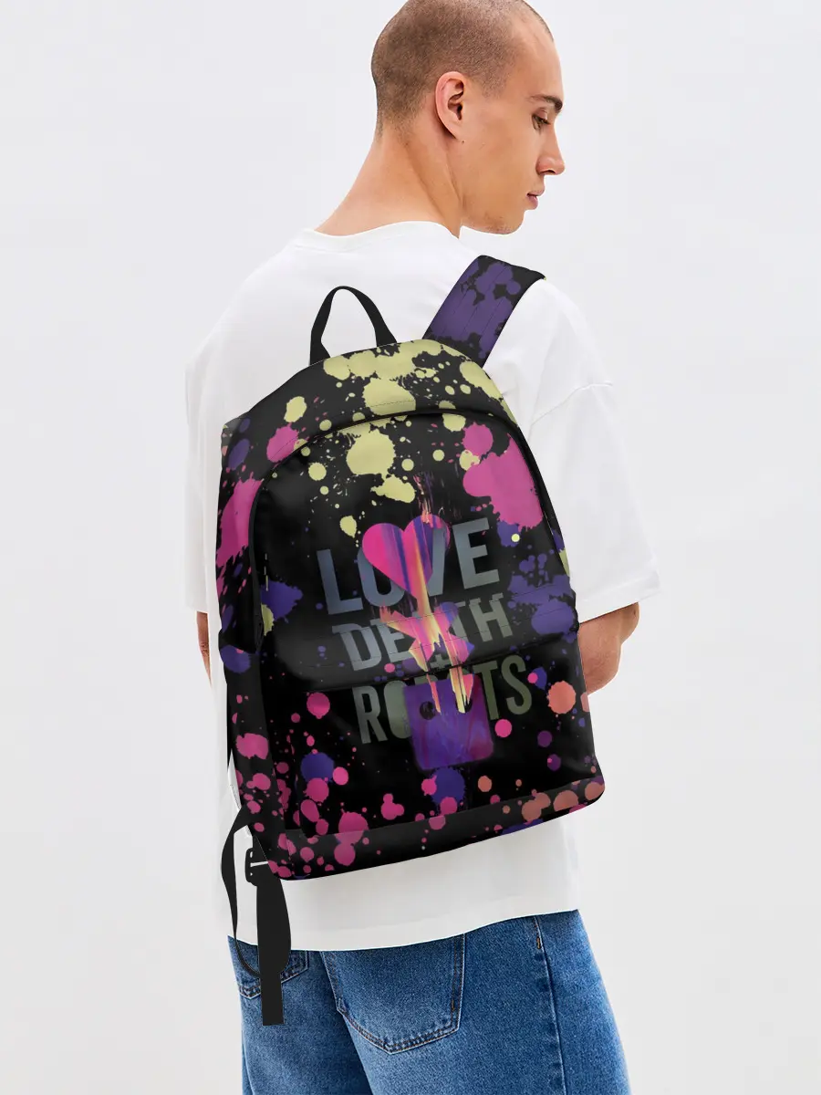 Рюкзак джинсовый / Love, Death and Robots