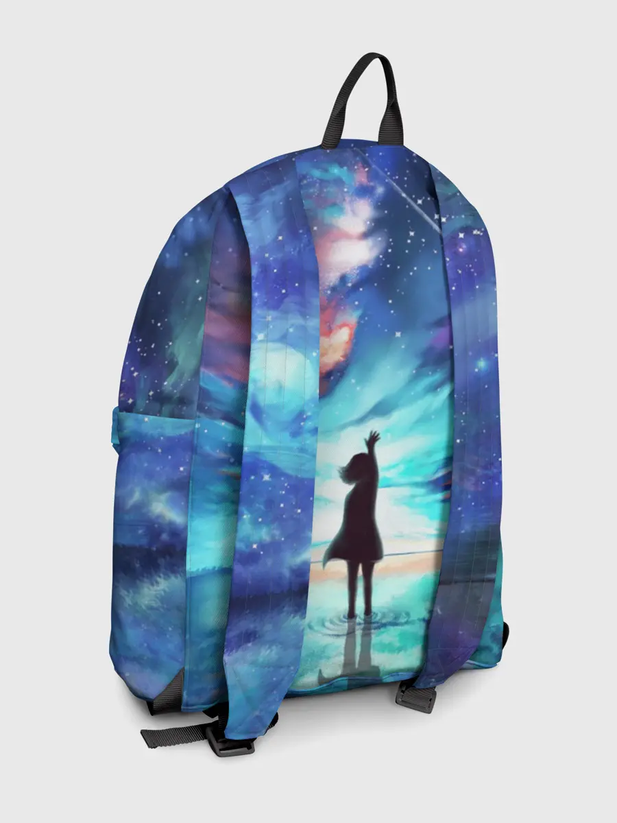 Рюкзак джинсовый / Дотянуться до космоса