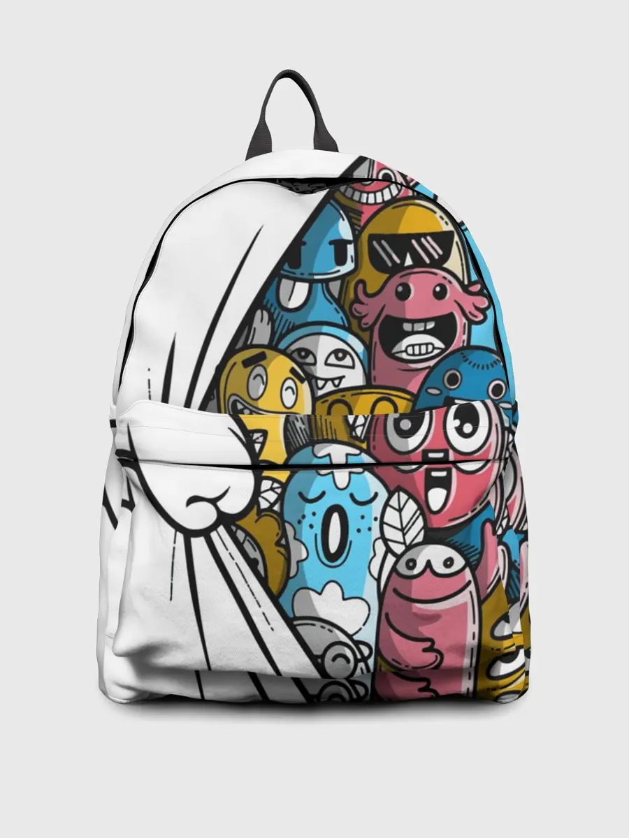 Рюкзак джинсовый / Монстрики