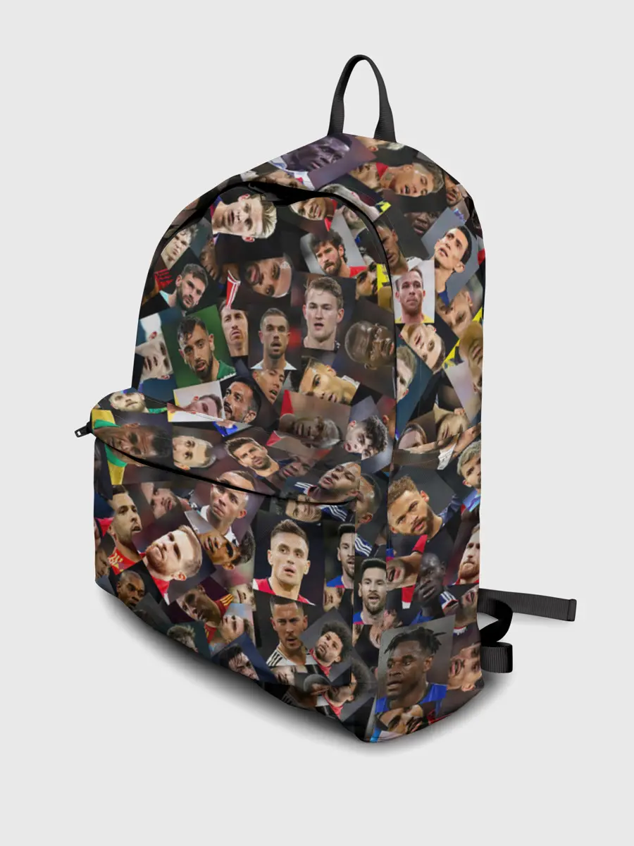 Рюкзак джинсовый / Лучшие футболисты мира