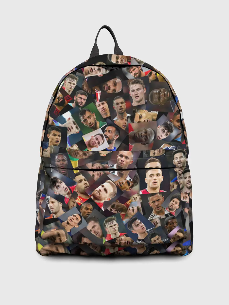 Рюкзак джинсовый / Лучшие футболисты мира